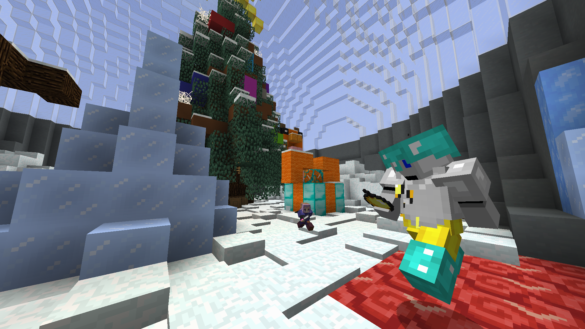 Being chased by an Inchling (Winter)